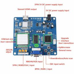 Players HD Video Output Converter Board VGA/RGB/CGA/EGA/YUV to HDMIcompatible for Arcade Blue Game Machine Video Output Converter Boar