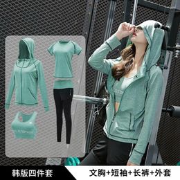 Running Sets Woorlovekzg Yoga Training Suit Set Ladies Summer Professional Fashion Sexy Quick-drying Beginners Gym Sports Female