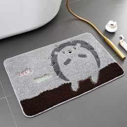 Bath Mats Home Mat Non-slip Bathroom Carpet Soft Absorbent On The Bedroom For Doormat Rug WC Kitchen Floor