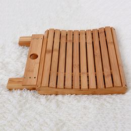 1PC Bamboo Folding Stool Portable Small Stool Multi-purpose Low Stools Chairs Solid Wood Outdoor Fishing Chair Small Household