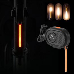 1PCs Cycling Tail Light Outdoor Highlight USB Charging Single Light Mountain Bike Led Warning Light Bicycle Accessories