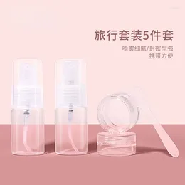 Storage Bottles 1set Portable Travel Refillable Empty Bottle Set Essence Shampoo Shower Gel Container Can Spray Lotion Bottling