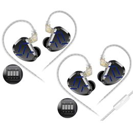 Wired In-Ear Monitor Headphone Noise Cancelling HiFi Stereo Earphone with Mic In-Ear Earphones Gamer Sport Headset