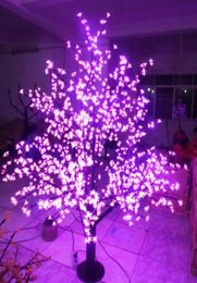 Outdoor LED Artificial Cherry Blossom Tree Light Christmas Tree Lamp 1024pcs LEDs 6ft18M Height 110VAC220VAC Rainproof Drop Sh3808788