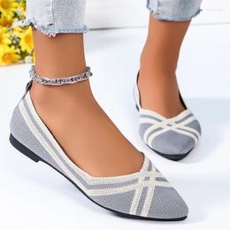 Casual Shoes Shallow Flats Loafers Women Pointed Toe Summer Sport 2024 Walking Dress Cosy Running Brand Female Zapatos