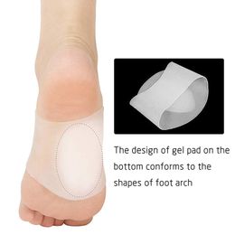 Flat Foot Corrector Corrects Foot Posture Breathable Gel Arch Inserts Foot Arch Support Heel Pain Relief Long-lasting Support