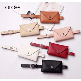 Waist Bags 2024 Fanny Pack Women Belt Bag Leather Fashion Women's Pure Soild Colour PU Messenger Shoulder Chest Handbag Sac Banana