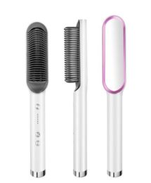 Epacket Electric Splint Hair Straighteners Comb Hair Styling Straight Curling Dualpurpose Bangs Iron3955859