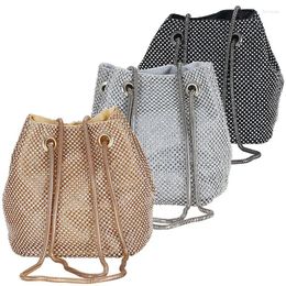 Bag 2024 Women Mini Chain Shoulder Purses And Handbags Crystal Clutch Evening Bags Rhinestone Party Crossbody