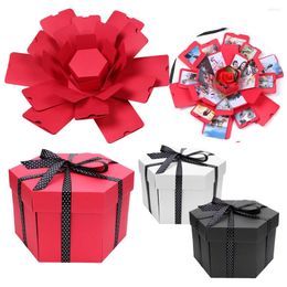 Gift Wrap Creative Explosion DIY Po Box Hexagonal Scrapbooking Bomb For Birthday Valentine's Day Wedding Gifts