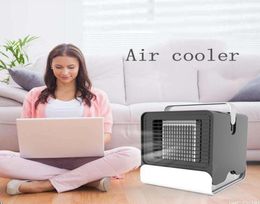 Household dormitory Portable Mini Personal Air Conditioner Cooler Machine Table Fan for office summer necessity tool9144645