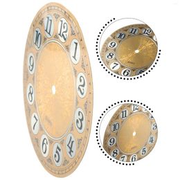 Wall Clocks High-quality Brand Dial Face Clock Accessories Metal Not Fade Vintage Aluminium Arabic Numeral