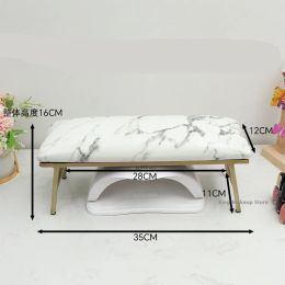 Equipment New 1PCS Marble Nail Art Hand Pillow Hand Cushion Pillow Holder Arm Rests Nail Art Stand With Mat Manicure Table Dropshipping 2#