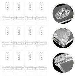 12 Sets Transparent Lock Clear Latches Hasp Padlock Jewelry Boxes Mini Acrylic Buckle Locks
