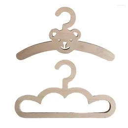 Kitchen Storage Nordic Wooden Bear Cloud Clothes Hanger Wall Hanging Coats Props Rack Holder Po Clothings Baby Wood Organizer