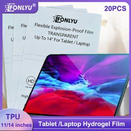 Protectors FONLYU 20PC TPU Hydrogel Film For iPad 9.7 10.5 Pro 11 12.9 14 Inch Tablet Laptop Front Screen Protector Cutting Machine Plotter