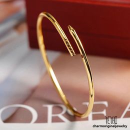 mens bracelet silver nail bracelet designer high quality designer jewelry gold bangle for woman small model personalized charm bracelets classic bracelet bangle