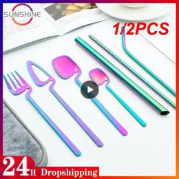 Dinnerware Sets 1/2PCS Durable Tableware Reusable Modern Travel Cutlery Set Portable Eco-friendly Camp Utensils