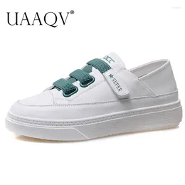 Casual Shoes Genuine Leather Women's Vulcanize Designer Cowhide Sport Walking Running Spring Summer Lady Flats Sneakers