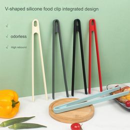 Bread Food Tongs Non-Slip Serving Barbecue Salad Clip Long Handle Steak Clamp Home Kitchen Cooking Tools