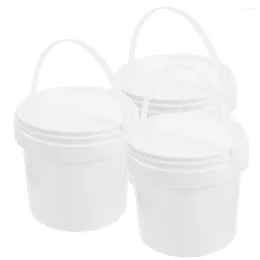 Storage Bags 3 Pcs Bucket Mini Food Containers Party Favors Holder Toy Building Blocks Organizer Pp Small Child