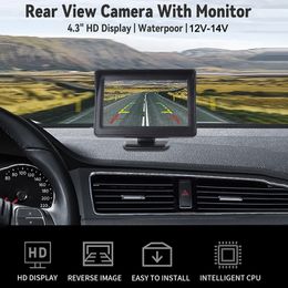 4.3Inch Car Reverse Monitor Rear View Camera Backup Camera Kit Car Monitor Display Parking System Rear view Reverse Monitor