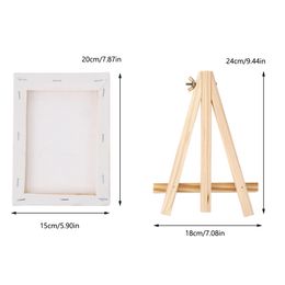 Easel Photo Frame Bracket Mini Painting Small Display Stand for Children Wooden Sketching