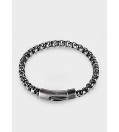 Jewelry fashion personality steel bracelet men039s simple personality trend hip hop stainless steel bracelet slave bracelets2453235