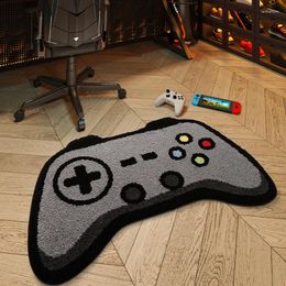 Carpets Game Console Symbols Cards Handle Rug Teen Living Room Bedroom Anime Carpet Children's Aesthetic Decor Furry Mat