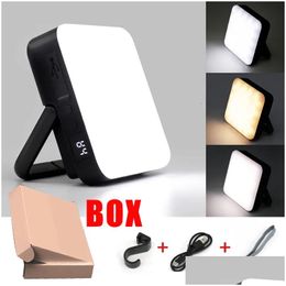 Portable Lanterns 10000Mah Rechargeable Cam Lantern Outdoor Camp Light Magnet Emergency Hanging Tent Bb Powerf Work Lamp Drop Delivery Dhdvr