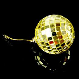 HOT! 24-Piece Mirror Disco Ball Decoration, Party Or DJ Lighting Effects, Home Decoration, Stage Props (2 Inches, Gold)