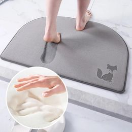 Carpets Foam Floor Mat Memory Bathroom Rug Absorbent Bath Mats Non Slip Thicken Welcome Doormat Cute Pattern Kitchen Bedroom Area Rugs