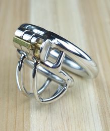 Little Chastity Device With Spiked Ring Stainless Steel Tiny Penis Cock Cage Micro Dick Locking Sex Toy For Men7080508