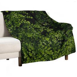 Blankets Small Leaves. Throw Blanket Bed Fashionable Decorative Flannels Comforter