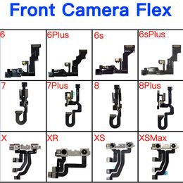 Front Camera Flex Cable For iPhone 6 6P 6s 7 7P 8 Plus X XR XS Max With Sensor Proximity Light And Microphone Replacement