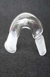 Retail V shape glass Adapter 14mm female to 14mm male joint for glass bong water pipe 7772480