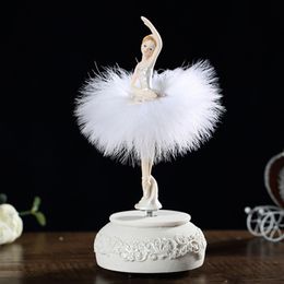 Rotating Ballet Music Box Exquisite Workmanship Dancing Doll Music Box for Teen Girls Birthday or New Year Gift