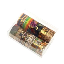 Tape 12rolls Washi Tape Set Animal Washi Tape Stickers Leopard Print School Supplies Adhesive Washitape 3m Decorative Masking Tape