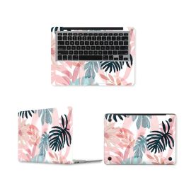 Skins DIY Three Sides Laptop Skin Laptop Sticker Maple Leaf Cover Art Decal 12/13/14/15/17 inch Laptop Decoration