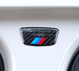 Carbon Fibre Emblem Car Stickers B Column Sticker For bmw e46 e39 e60 e90 f30 f34 f10 1 2 3 5 7 series x1 x3 x5 x6 CarStyling2787849