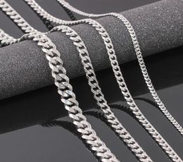 VRIUA Width 4569MM 1826 inch Customise Length Mens High Quality Stainls Steel Necklace Curb Cuban Link Chain Jewerly6583235