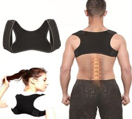 2020 Winter Posture Corrector Spine Back Shoulder Support Corrector Band Adjustable Brace Correction Humpback Back Pain Relief1814103