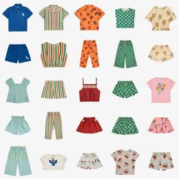 Clothing Sets Toddler Girl Clothes BC Brand 2024 Summer Kids T-shirts Shorts Boys Short Sleeve Cute Tops Baby Children Cotton Outfit Set