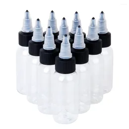 Storage Bottles Clear Plastic Ink Pigment Tubes Containers For Lotion Paint 30ml