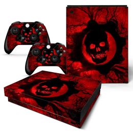 Stickers Skull designs Good quality Vinyl Controller Covers Skin Sticker for Xbox one X