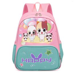 Backpack Cartoon Dog Children's 3-5 Year Old Kindergarten School Bag Boys And Girls Nylon Student