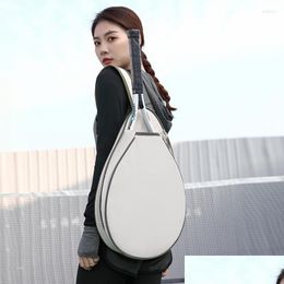 Outdoor Bags 2023 Tennis Bag Single Shoder Crossbody Backpack Mens And Womens Sports Badminton Professional Racquet Er Drop Delivery O Dhqgd