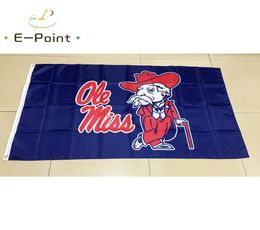Ole Miss s Flag 3*5ft (90cm*150cm) Polyester flag Banner decoration flying home & garden flag Festive gifts1207759