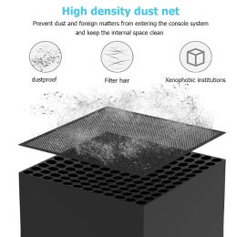 Console Dust Cover Mesh Plug Dustproof Suit Kit for Xbox Series X Game Accessory