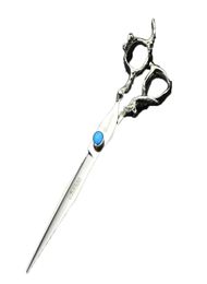 7 inch professional cutting hair scissors for hairdresser high quality Japanese steel sapphire haircut barbershop shears makas9608891